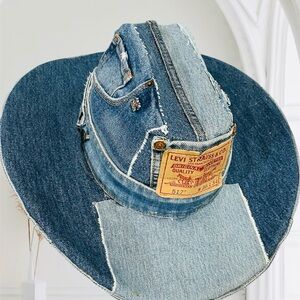 Levi's Denim Patchwork Hat